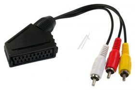 Com SCART to RCA Adapter - 20cm  Com SCART to RCA Adapter - 20cm