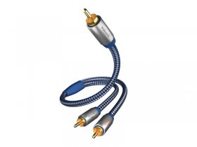 Inakustik Phono Plug./phono Plug. Aud/ad - Premium Ii Audio Y-sub C Stecker - 2x C Stecker 5,0m