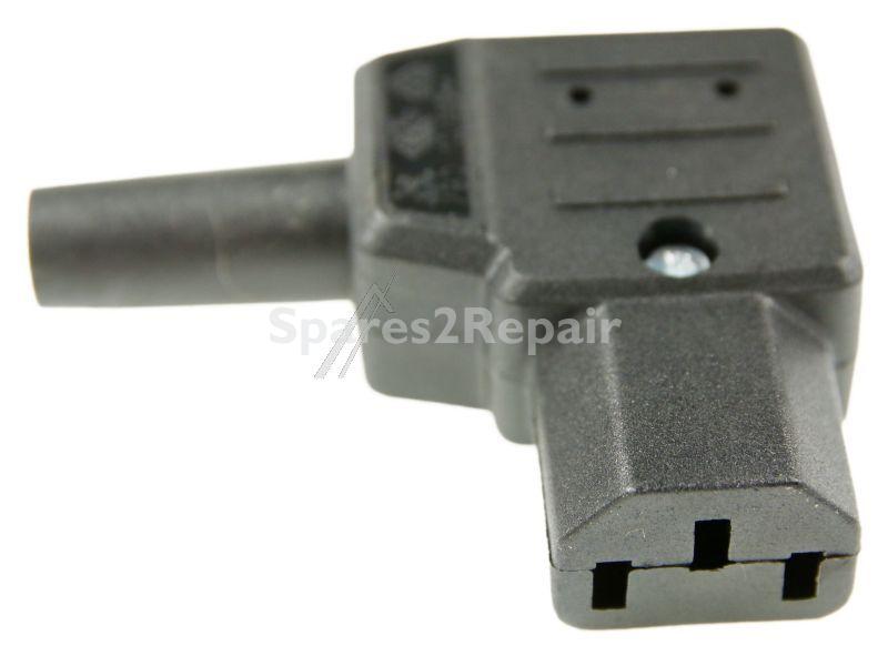 Bachmann Iec Plug - C13 Right Angled Iec Socket - Black
