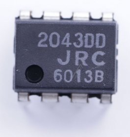 Jrc Operational Amplifier Ic - Njm2043dd Ic Operational Amplifier Dip-8