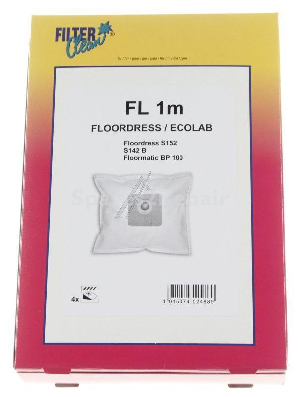Filterclean Vacuum Cleaner Bags - Fl1m Dust Bags X4