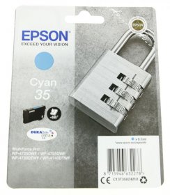 Epson Cartridge - 35 C13t35824010 Ink Cartridge Cyan 9 1ml