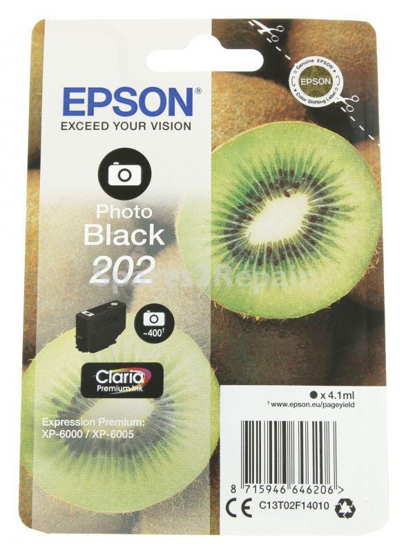 Epson Cartridge - T02f140 C13t02f140 Ink Cartridge 202 Black-photo 4 1ml