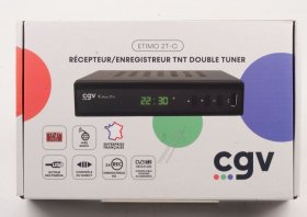 Cgv Dvbt Receiver - Etimo 2tc RÉcepteur Enregistreur Tnt Double Tuner Hd Dvb t2 Hevc265 - 70062