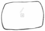 Oven Door Gasket - 00095253 Seal-door [Bosch Siemens]