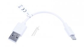 Usb-connector - Usb-c Charging And Synchronizing Cable 3a, White, 0.1m
