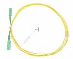 Logilink Optical Plug/optical Plug - Fibre Simplex Patch Cord, Os2 Sm G.657.a2, Sc-apc To Sc-apc, 2 M