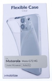 Mobilize Leather Bag Gsm - 28433 Mobilize Gelly Case Motorola Moto G72 5g Transparent