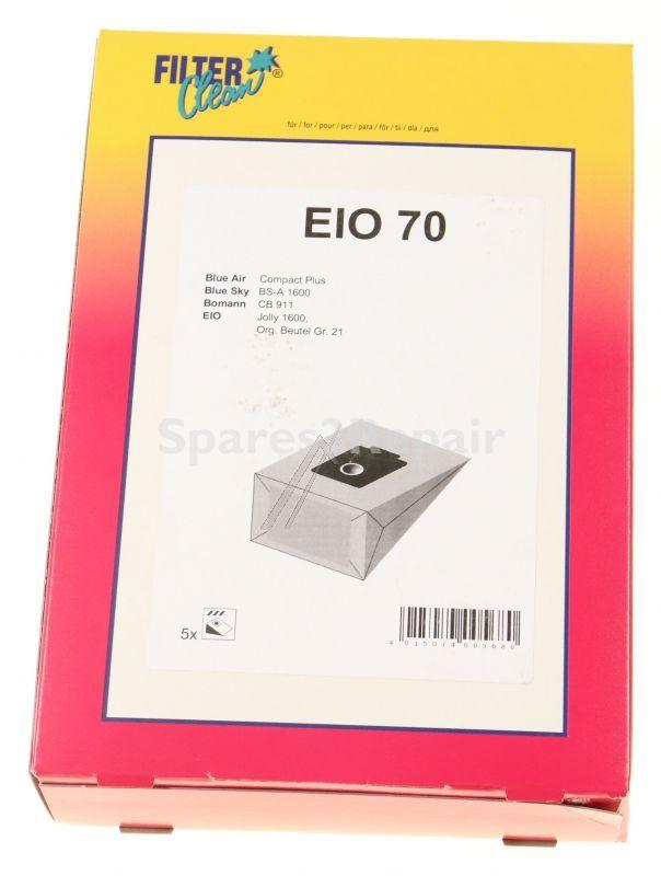 Filterclean Vacuum Cleaner Bags - Eio70 Dust Bags X5