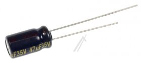 Panasonic 35v Radial Electrolytic 105 De - 47uf-35v Eeufc1v470 El-cap Radial Pan 105° 6 3x11 2mm -rohs-