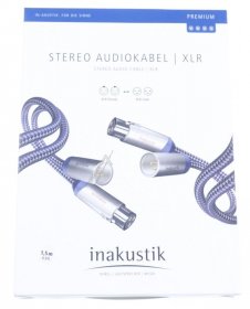 Inakustik Xlr Connectors - Premium Xlr Audiokabel, 1,5m, Bl-sv