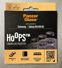 Panzerglass Display Protective Film - 1224 Panzerglass Hoops Camera Lens Protector Samsung Galaxy A15 A15 5g Black