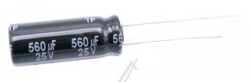 Panasonic 25v Radial Electrolytic 105 De - 560uf-25v Elco Radial Pan Capacitor 105° 8x20mm