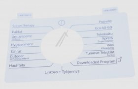 Operating Unit Screen - 1406199015 C00915469 Inlay-finnish [Arcelik]