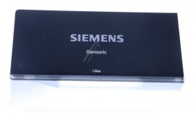 Detergent Dispenser Cover - 12043246 Tray Handle-dispenser Ground Body White Front Black Isensoric I-dos [Bosch Siemens]