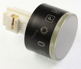 Timer Button - 8050864 Recessed Knob 34 Black 1600 [Amica]