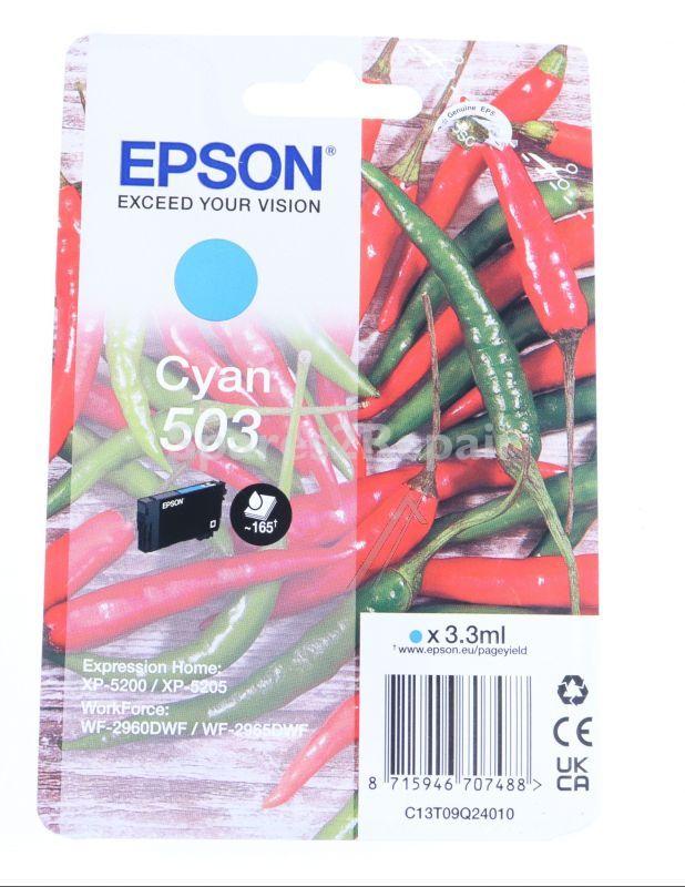 Epson Cartridge - 503 C13t09q24010 Ink Cartridge Cyan 3 3ml