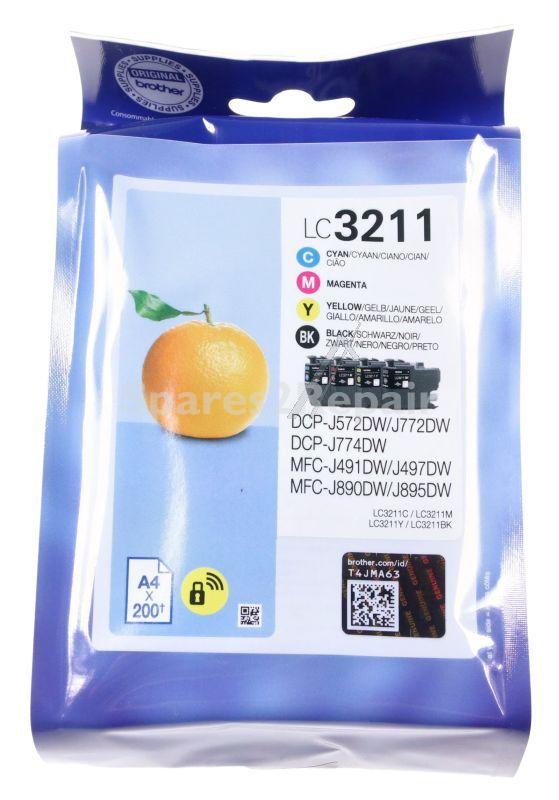 Brother Cartridge - Lc3211valdr Toner Cartridge Multipack Cmyk