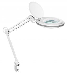 Goobay Magnifier Lamp - Lamp Magnifier Led A + With Screw Clamp Plastic 7 5w White Dimension: 6 5 X75 X 23cm - 60361