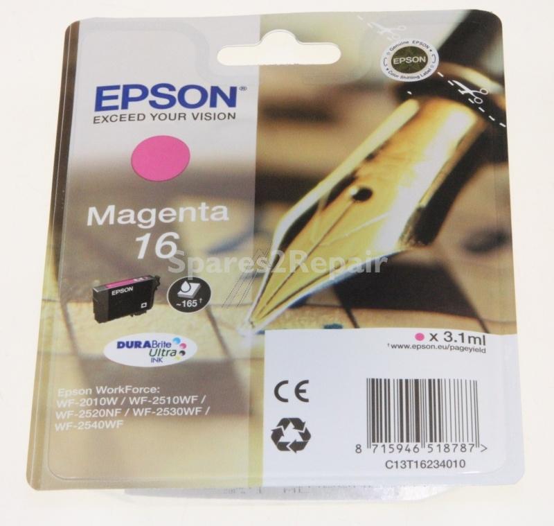 Epson Cartridge - 16 C13t16234010 Ink Cartridge Magenta 3 1ml