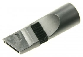 Crevice Nozzle - At5186026200 Outlet Connector Brush Black 2741 [Delonghi]