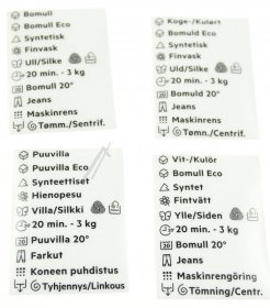Panel - 140065763025 Programme Plate Knob Adhesive [Electrolux Aeg]