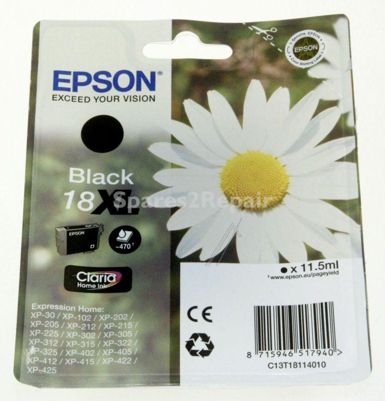 Epson Cartridge - 18xl C13t18114010 Ink Cartridge Black 11 5ml