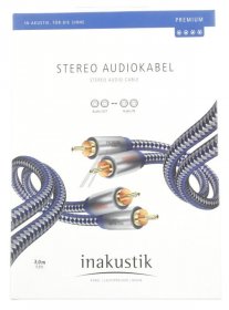 Inakustik Stereo Cable Phono Plug - Premium 0040403 Premium Ii Audio Stereo 2xrca Plug-2xrca Plug 3 0m