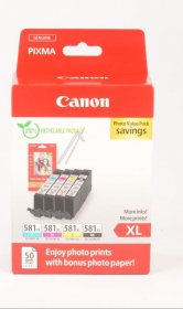 Canon Cartridge - 2052c006 Canon 2052c006 - Canon Cli-581xl Pbk c m y gy Ink
