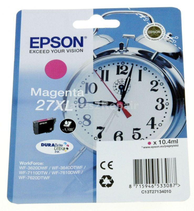 Epson Cartridge - 27xl C13t27134010 Ink Cartridge Magenta 10 4ml
