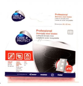 Workshop Service Aids - Cvisbl3801 35602814 Care + Protect Cleaning Scraper Blades For Glass Ceramic And Induction Hobs Scratch-free [Candy Hoover]