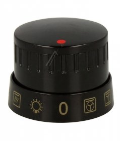Control Knob - 9050639 Knob Scandium15 10653 Black [Amica]
