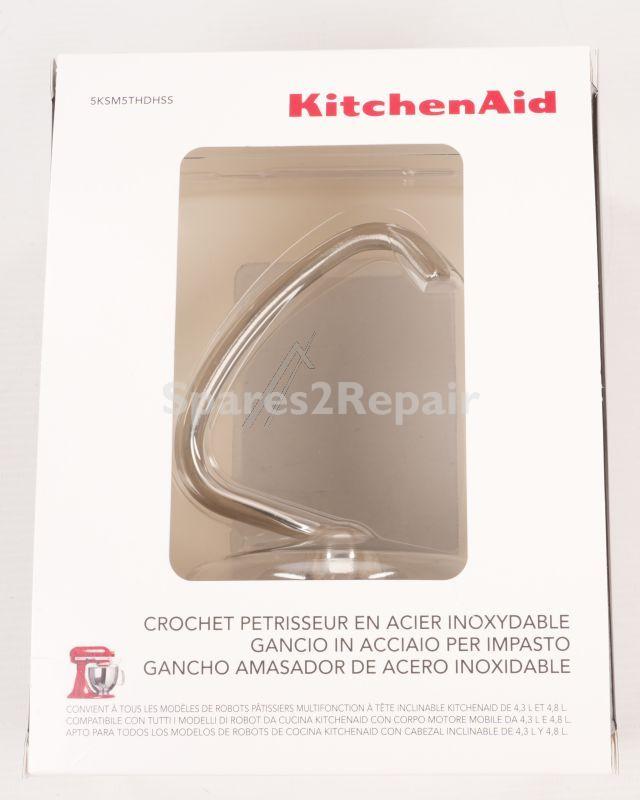 KitchenAid Kneader Hook - 5ksm5thdhss Dough Hook Stainless Steel