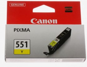 Canon Cartridge - Cli-551y 6511b001 Canon Cartridge Yellow 7ml Ip7250- Mg5450- Mg6350