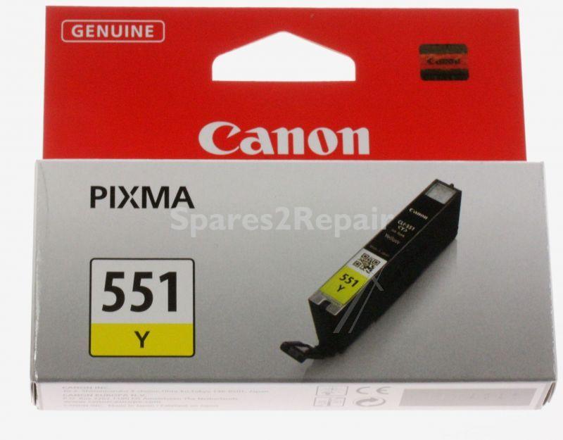Canon Cartridge - Cli-551y 6511b001 Canon Cartridge Yellow 7ml Ip7250- Mg5450- Mg6350