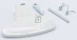 Compatible Washing Machine And Tumble Dryer Door Handles - Door Handle Kit Alternative For Bauknecht