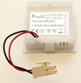 Elica Led - Acc0200423 Led Cab 700ma 2 1w 3500k Sq Wh