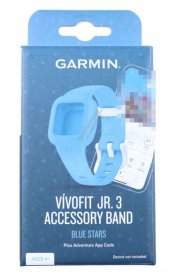 Garmin Wristbands For Smartwatch - 010-12469-42 Garmin Vivofit Jr3 Replacement Band Blue Band With Stars