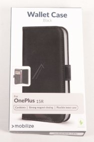 Mobilize Leather Bag Gsm - 81550 Mobilize Classic Gelly Wallet Book Case Oneplus 15r Black