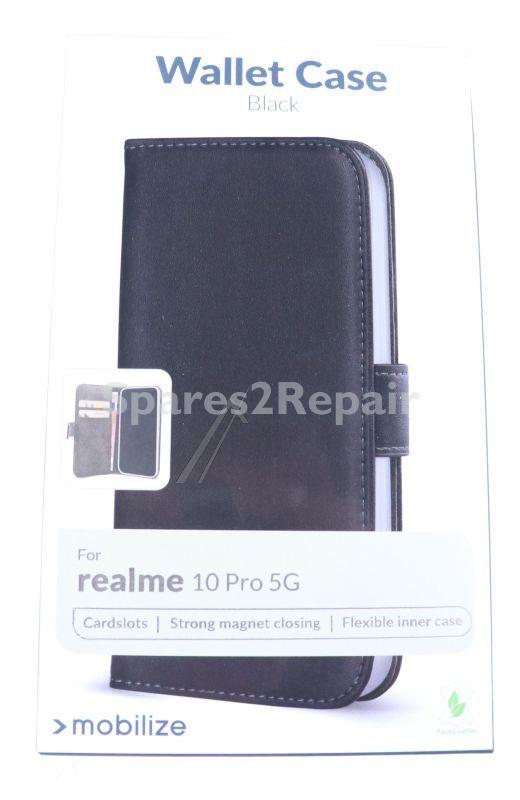 Mobilize Leather Bag Gsm - 28698 Mobilize Classic Gelly Wallet Book Case Realme 10 Pro 5g Black