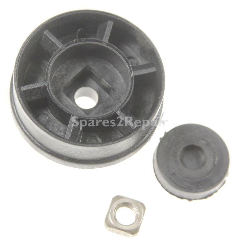Turntable Coupler - Kw713043 Mitnehmer (motorwelle) -schwarz- Ab Datumscode 8k31 [Delonghi]