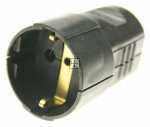 Bachmann Coupler / Connector - Shuko Socket -black