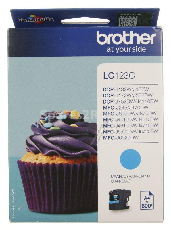 Brother Cartridge - Lc123c Brother Ink Cartridge Cyan 0 6k Mfcj4510dw
