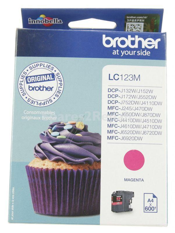 Brother Cartridge - Lc123m Brother Ink Cartridge Magenta0 6k Mfcj4510dw