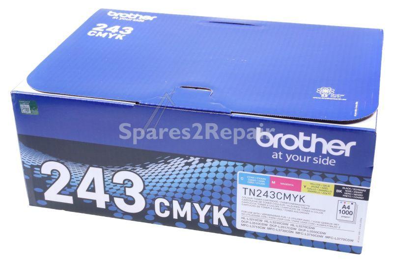 Brother Toner Cartridge - Tn-243cmyk Toner Cartridge Multipack Cmyk Each 1k