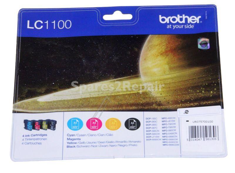 Brother Cartridge - Lc1100valbpdr Ink Cartridge Multi