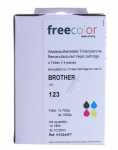Freecolor Cartridge - Br123-ink4-frc K10344f7 Inkjet Multipack For Brother Lc-123