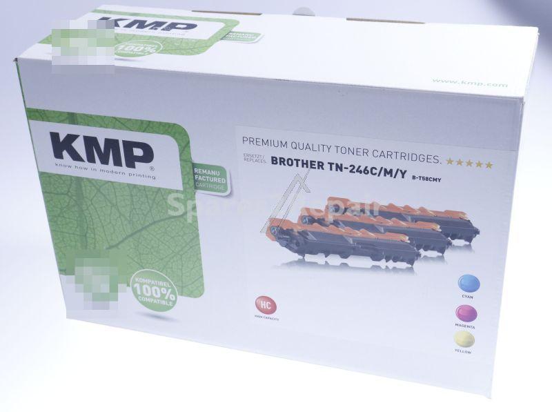 Kmp Toner Cartridge - 1248 3030 B-t58cmy Toner Cartridge Multipack Cmy 2 2k
