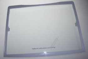 Haier Glass Panel - 0060810246 49053659 Glass Shelf With Plastic Frame For Wine