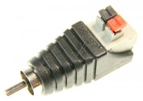 Delock Cable/plugs/adapter - Adapter Adaptable For Rca Male > Terminal Block With Push Button 2 Pin